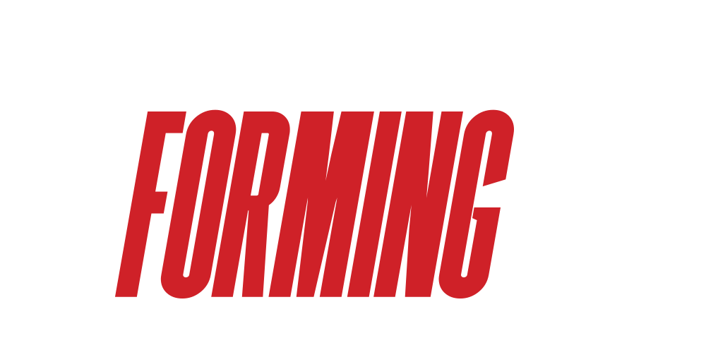 Forming page title in bold red text