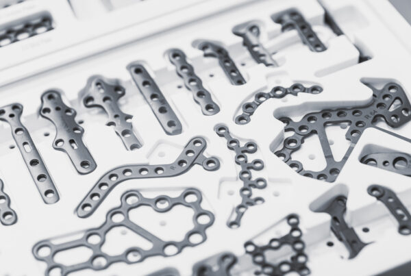 Fabricated metal pieces used for medical applications