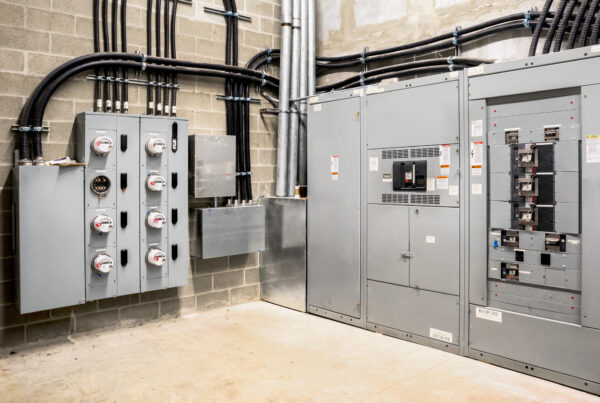 Switchgear fabrication Electrical room