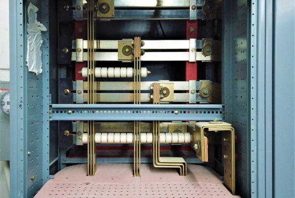 Electrical switchgear box busbar fabrication