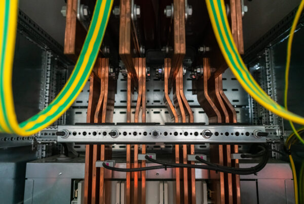 Busbar fabrication metal machining forming, bending, welding for data centers